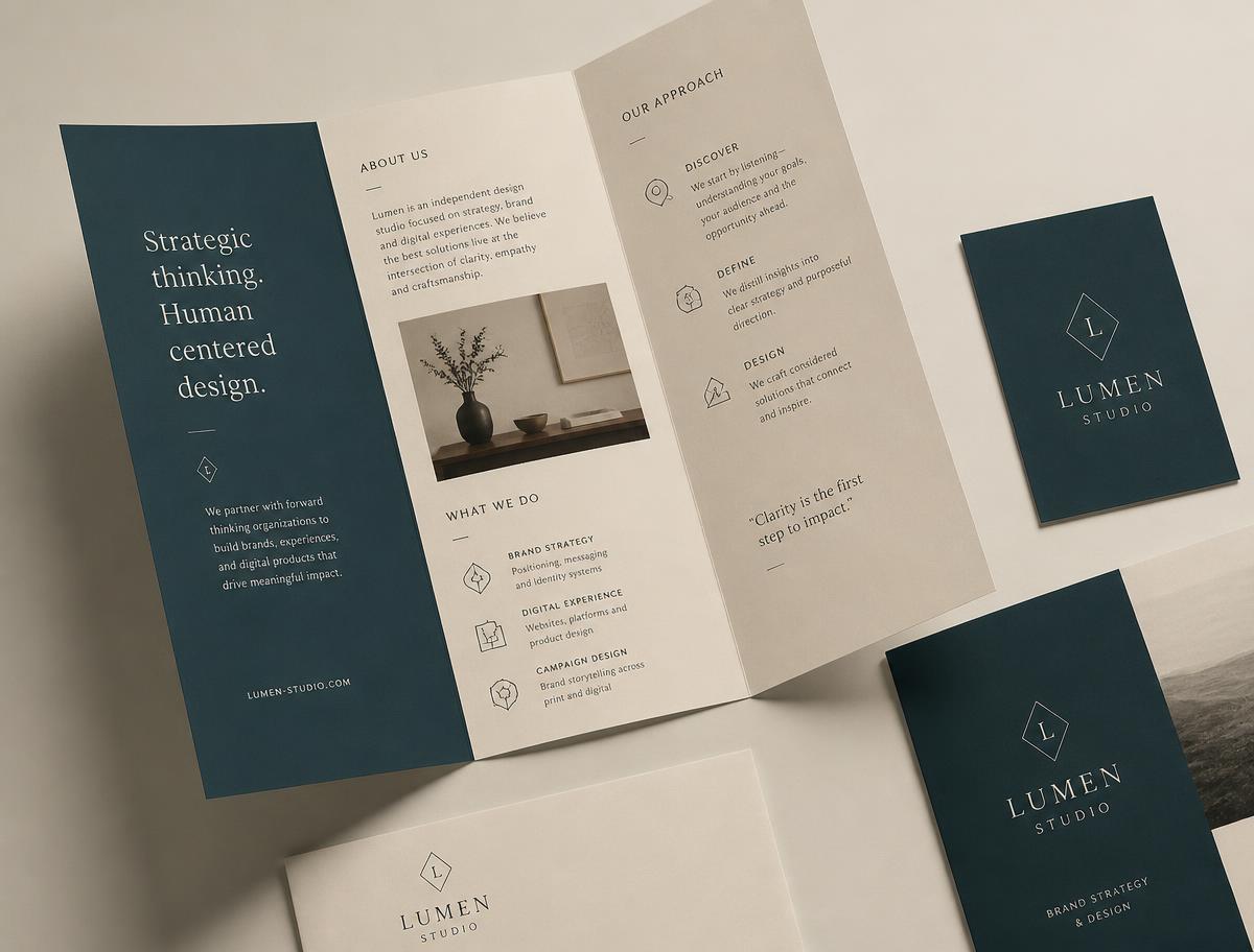 Studio Brochure — Print & Editorial by Hamdi Visuals