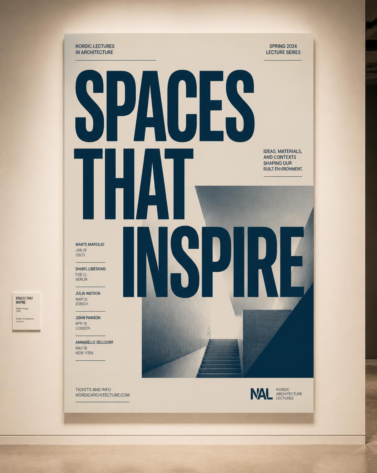 Lecture Series Posters — Editorial & Poster by Hamdi Visuals